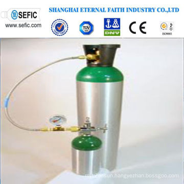 Small Portable Beverage Aluminum Gas Cylinder